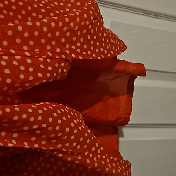 Eloquii la Dota Vita twisted bodice red white polkadot mini dress nwt - Picture 8 of 10